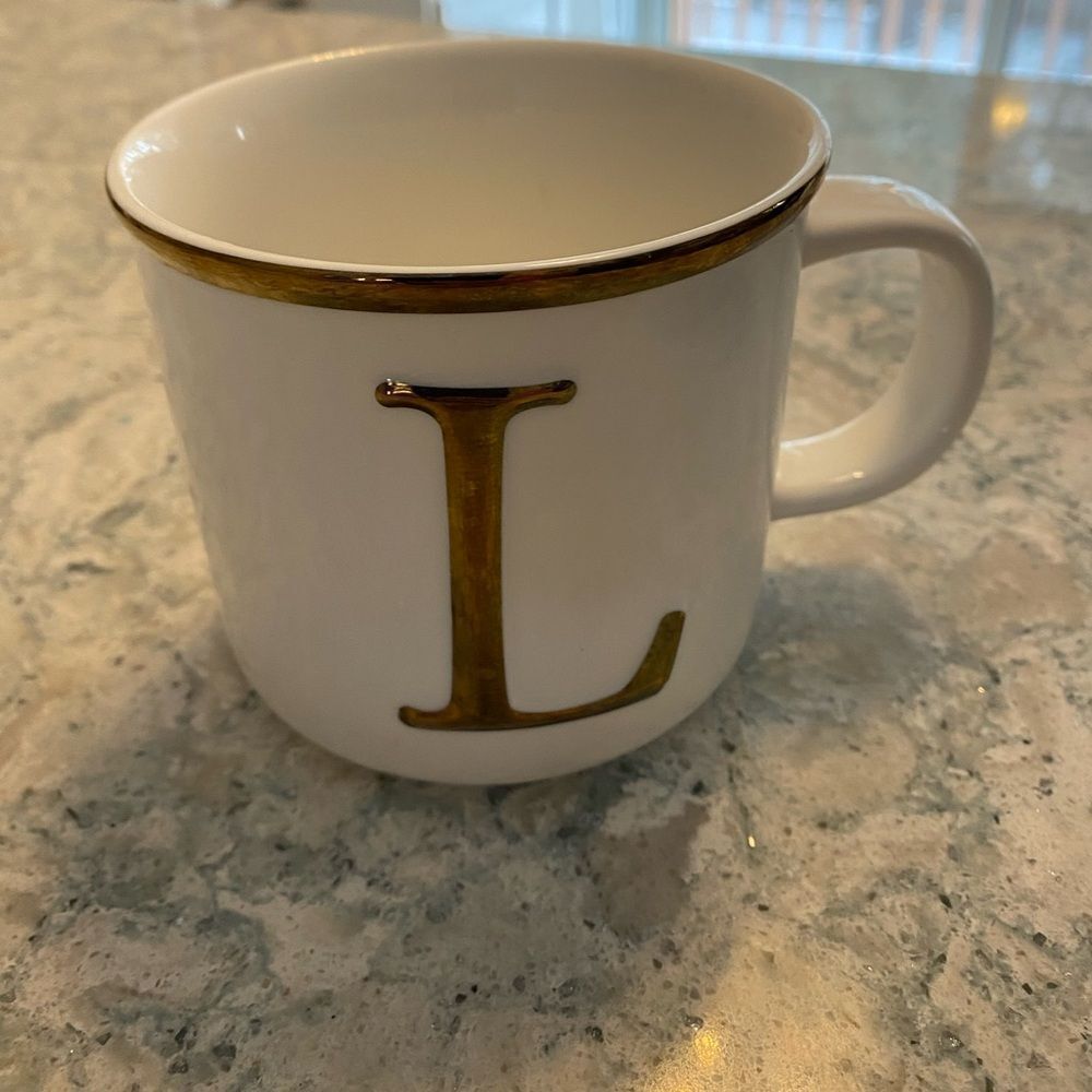 Things Remembered Ceramic Monogram (L) Coffee Mug